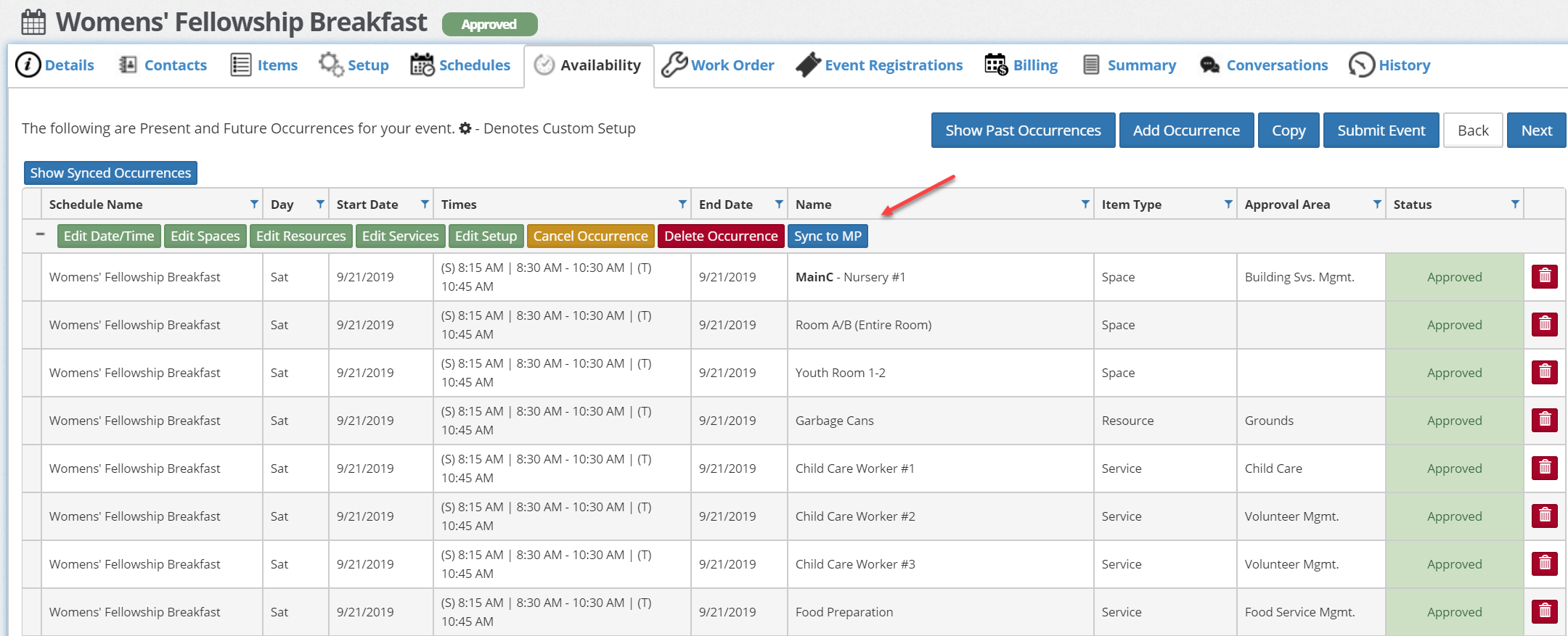 eSPACE and MinistryPlatform Integration: Event Creation Process – Smart ...